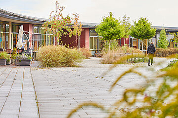 Schulhof auf Biberkor