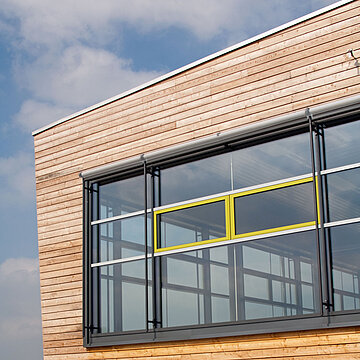 Ausschnitt der Montessori Biberkor Neubaus